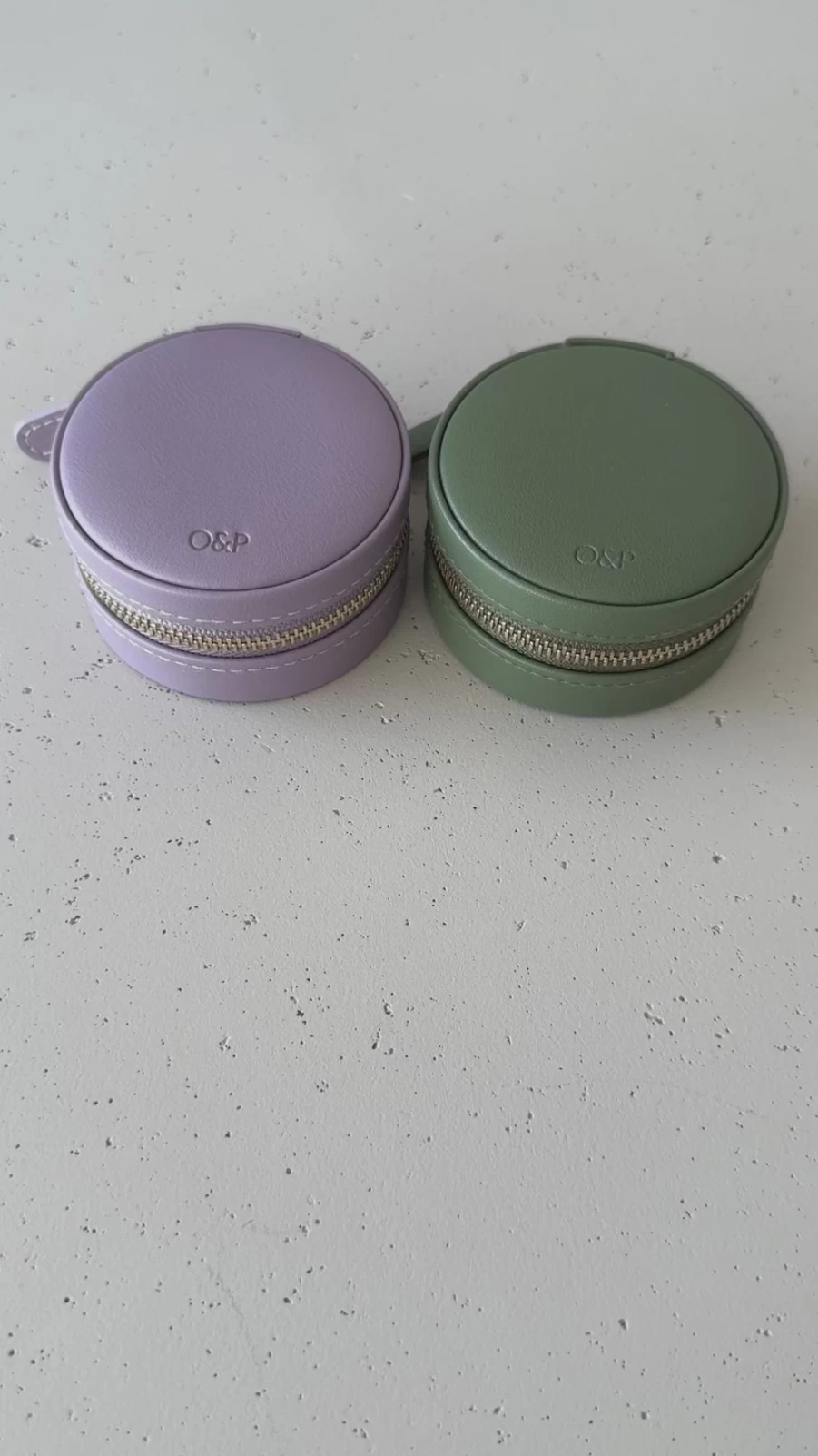 Olive & Piper Small Jewelry Case - Compact Travel Jewelry Organizer for Earrings, Rings & Necklaces