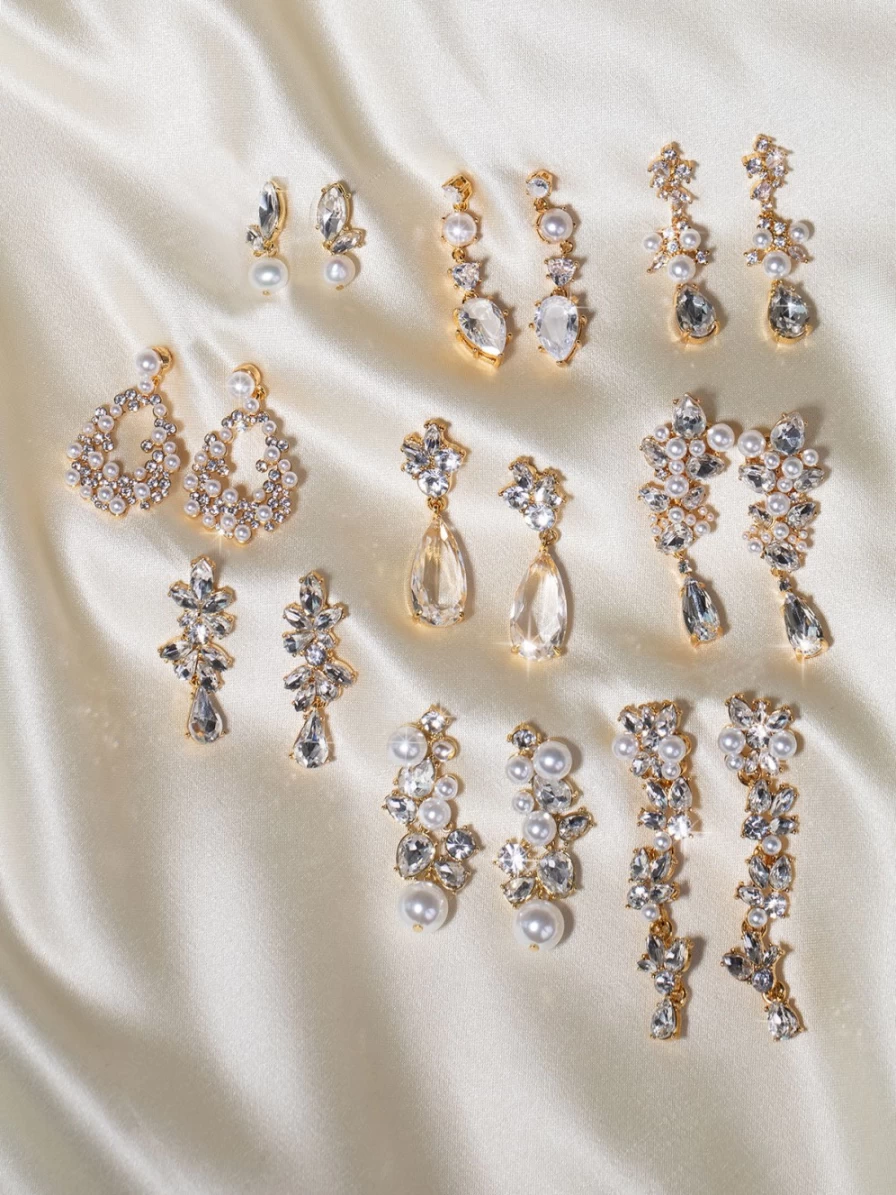 "Olive & Piper Signature Statement Jewelry Set - Elegant Necklace & Earrings"