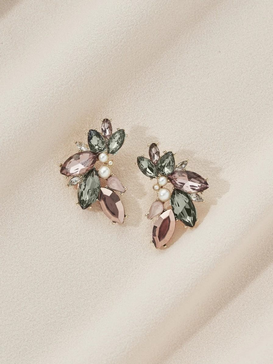 Olive & Piper Gold Rosewood Porter Stud Earrings
