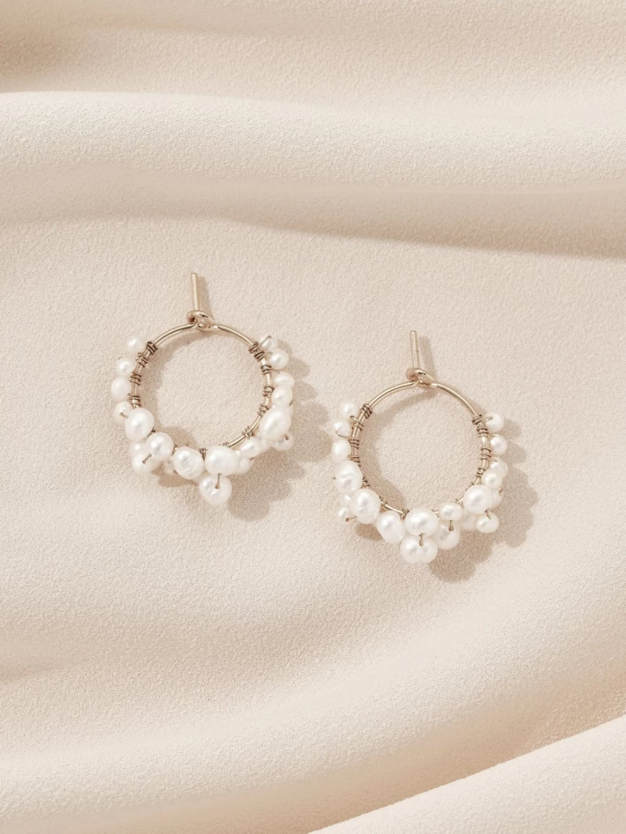 Olive & Piper Mini Cruz Hoops Gold - Elegant Small Hoop Earrings for Women