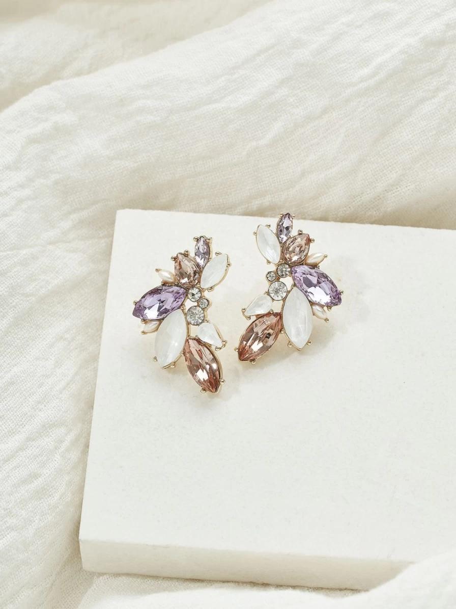 "Olive & Piper Gold & Sorbet Special Edition Porter Studs Earrings"