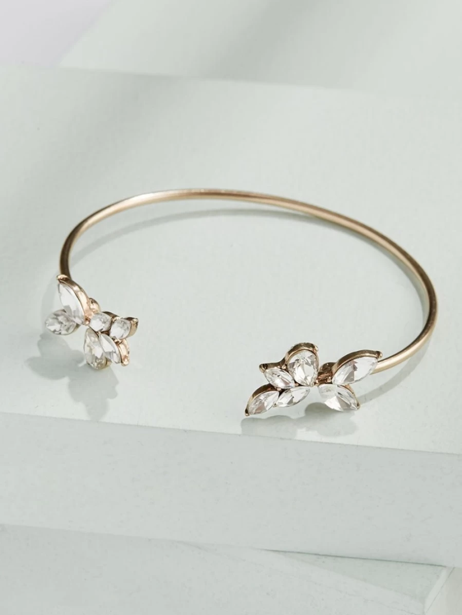 Olive & Piper Everly Cuff Bracelet - Elegant Gold-Tone Cuff for Women