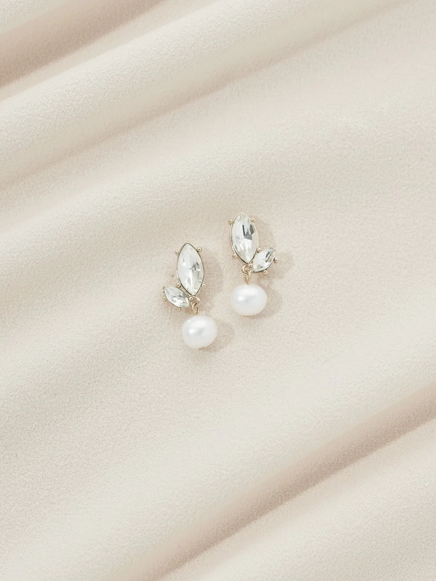 Olive & Piper Bryn Drops – Elegant Cubic Zirconia Earrings for Women