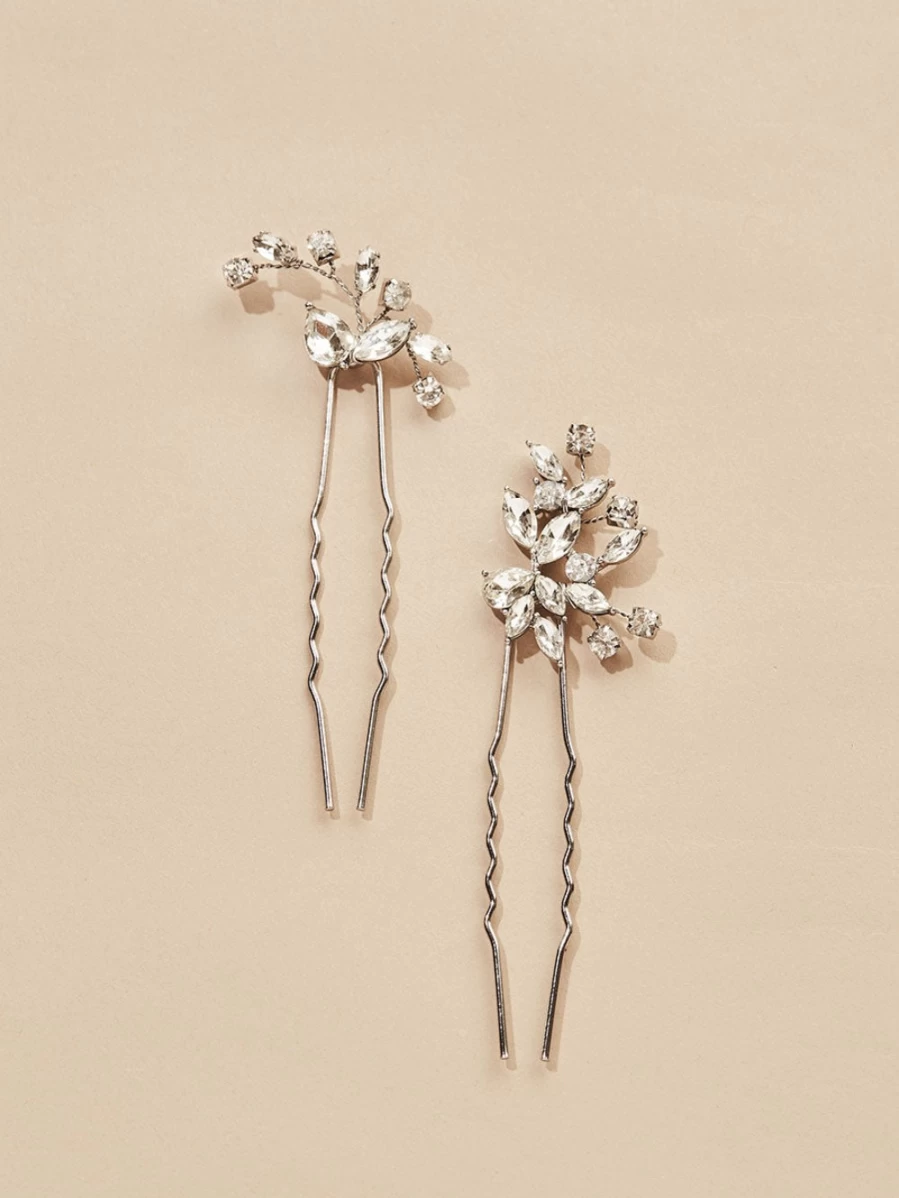 Olive & Piper Hudson Hair Pins Set Of 2 - Gold Hair Clips for Women, Vintage Bobby Pins, Secure Hair Accessories