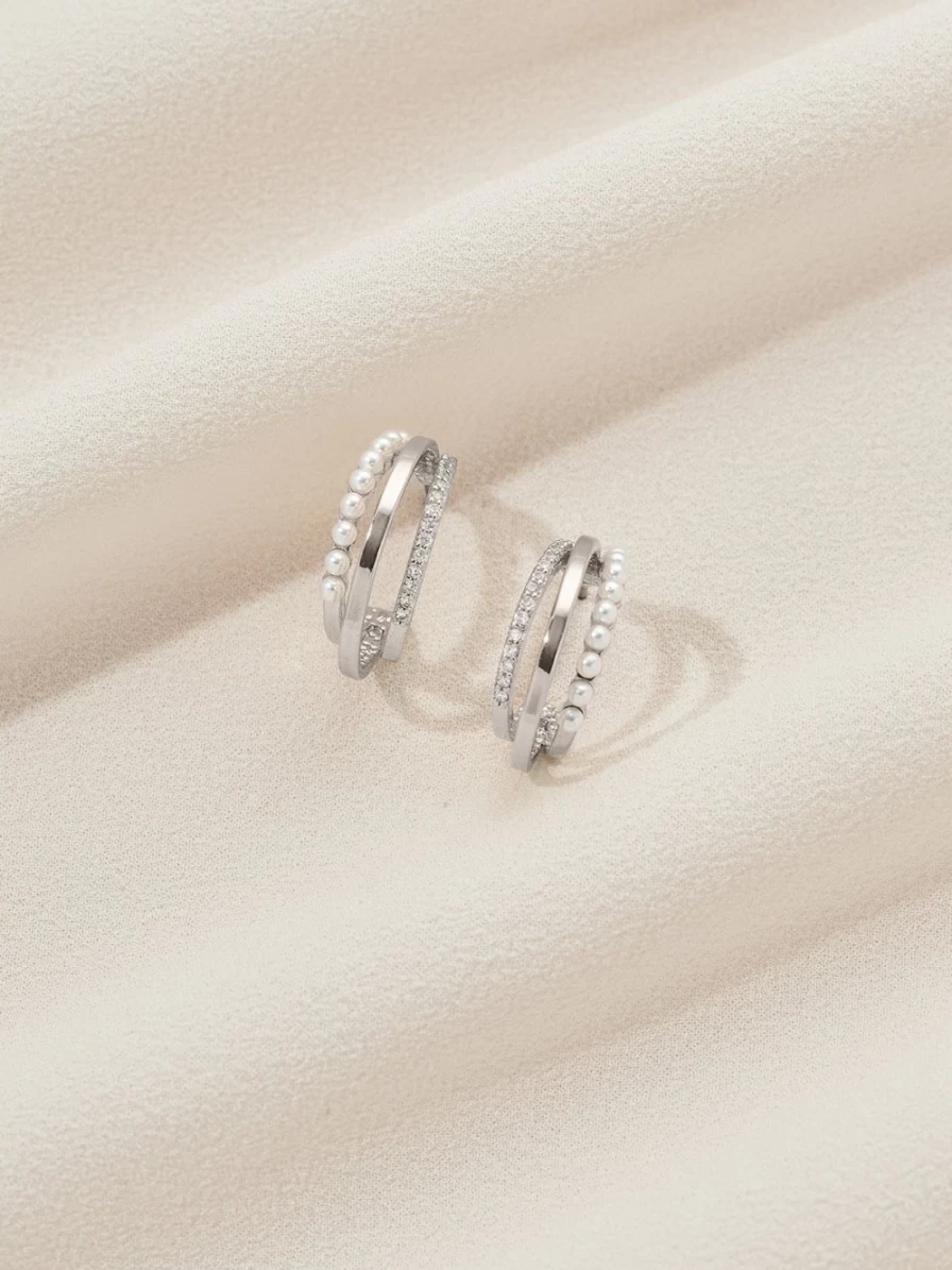 "Olive & Piper Carina Hoops – Elegant Gold-Tone Hoop Earrings for Women"