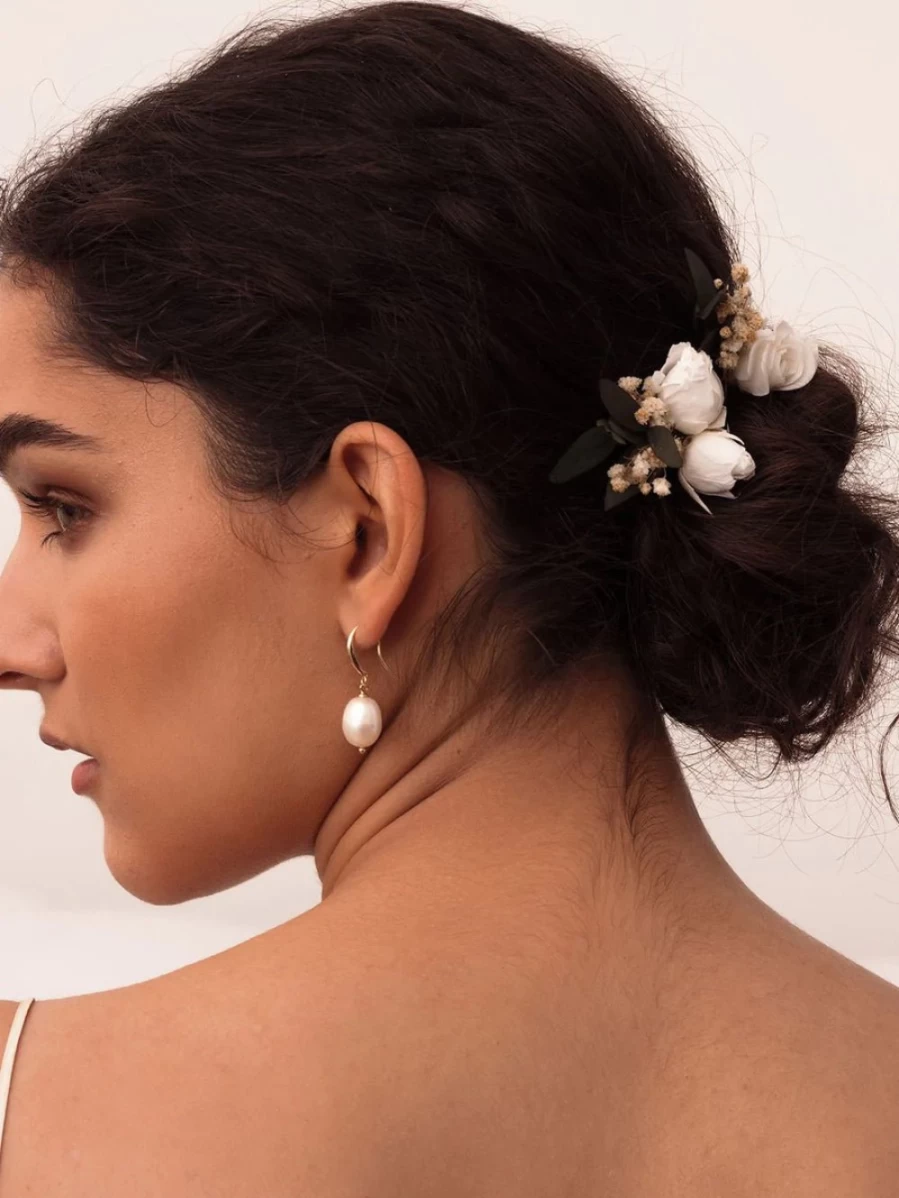 Olive & Piper Gold Prado Pearl Drop Earrings – Elegant Pearl Jewelry