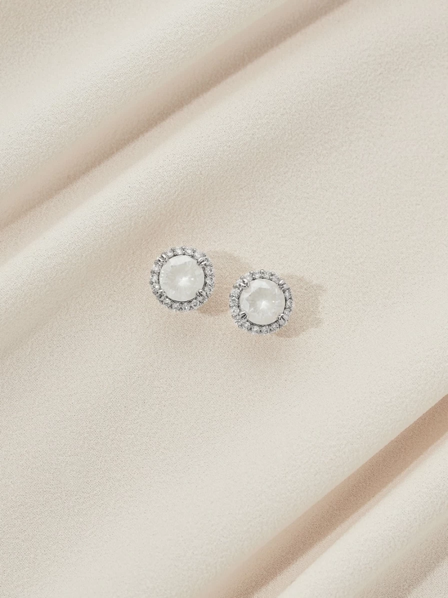 "Olive & Piper Winnie Stud Earrings – Elegant Gold-Tone Studs for Women"