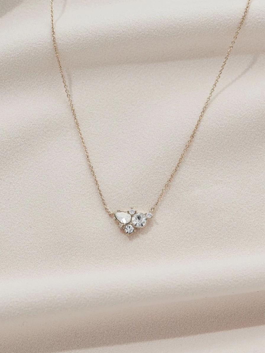 Olive & Piper Napa Pendant - Elegant Gold Necklace for Women, Dainty Layering Jewelry Gift