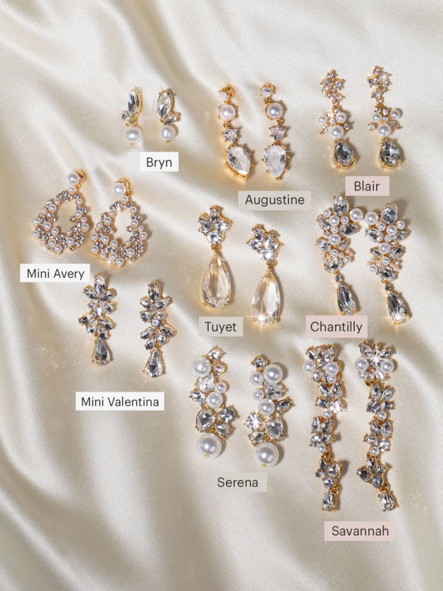 "Olive & Piper Signature Statement Jewelry Set - Elegant Necklace & Earrings"