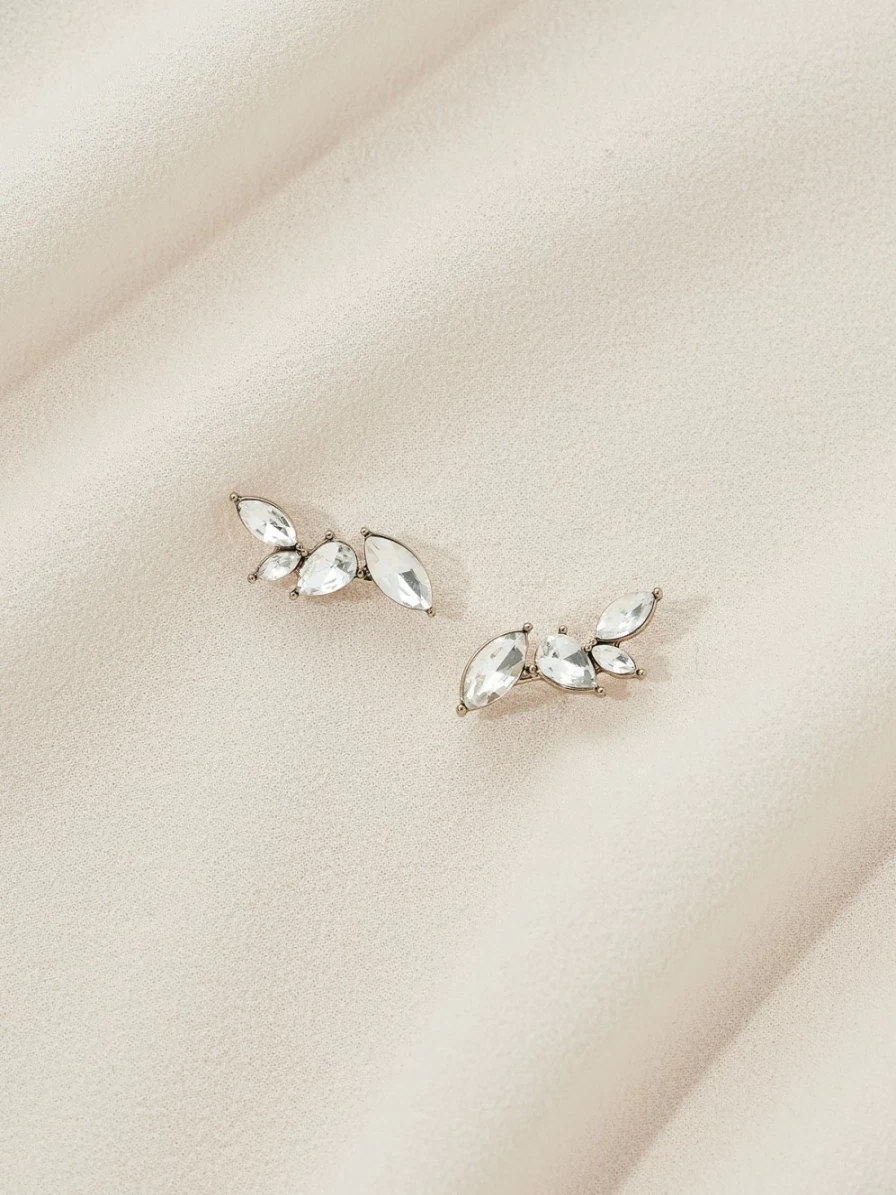 "Olive & Piper Sydney Studs Earrings – Elegant Gold Hoop Studs for Women"