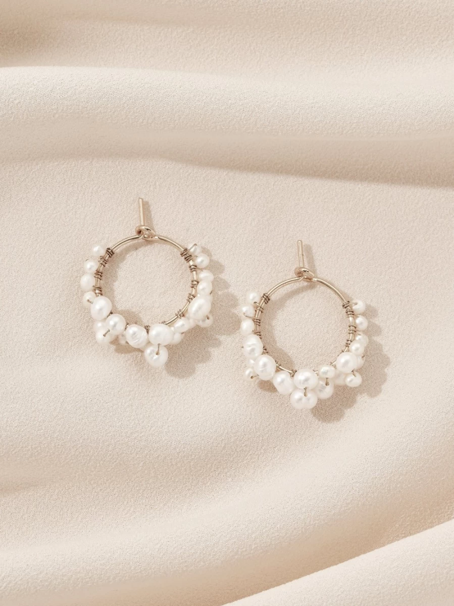 Olive & Piper Mini Cruz Hoops Gold - Elegant Small Hoop Earrings for Women