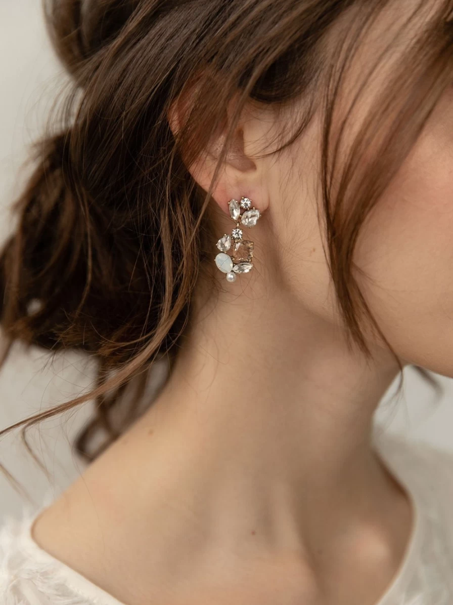 "Olive & Piper Domenica Elegant Hoop Earrings – Gold-Plated Dainty Jewelry for Women"