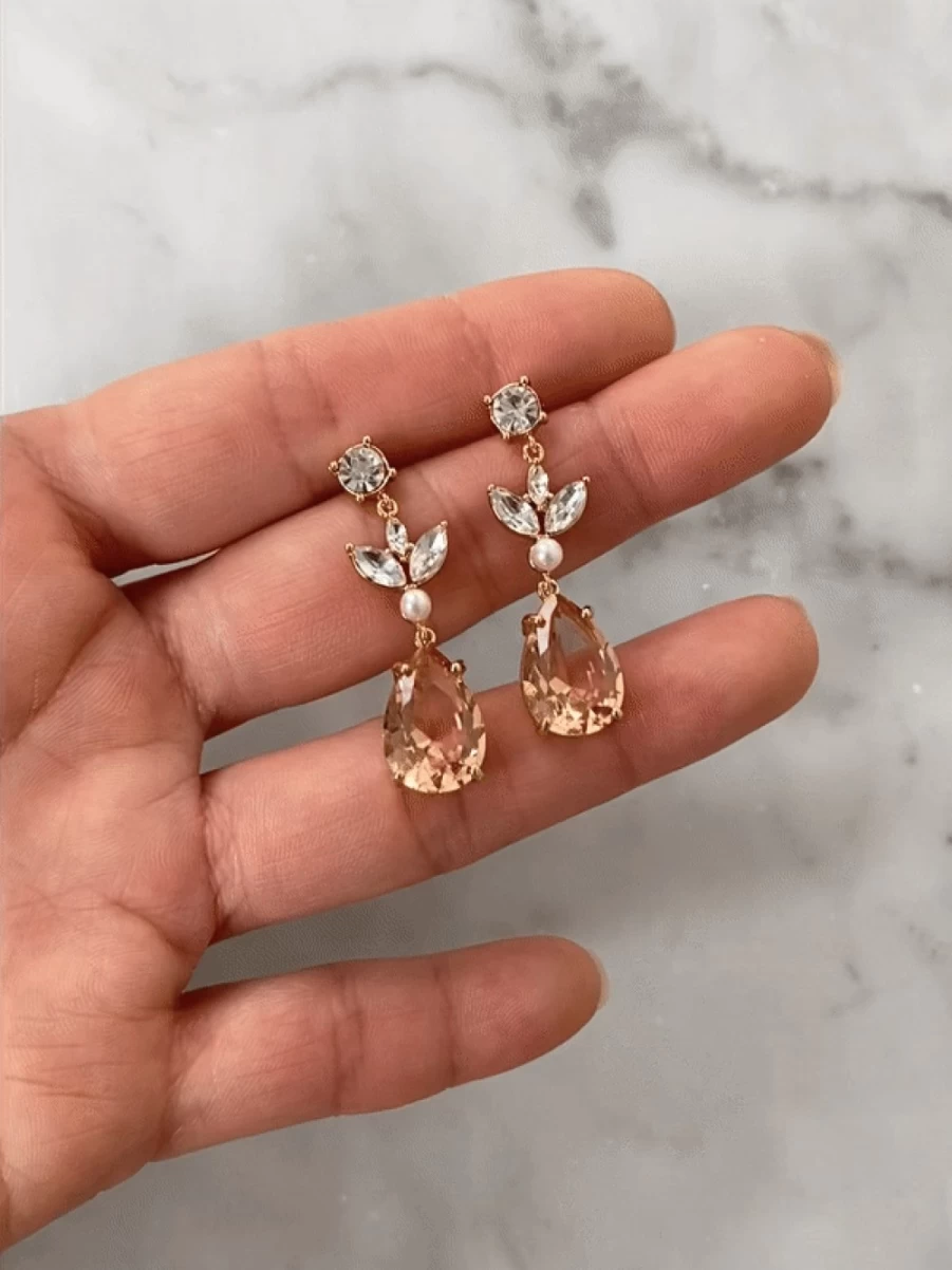 "Olive & Piper Rosalind Drops – Elegant Dangle Earrings for Women"
