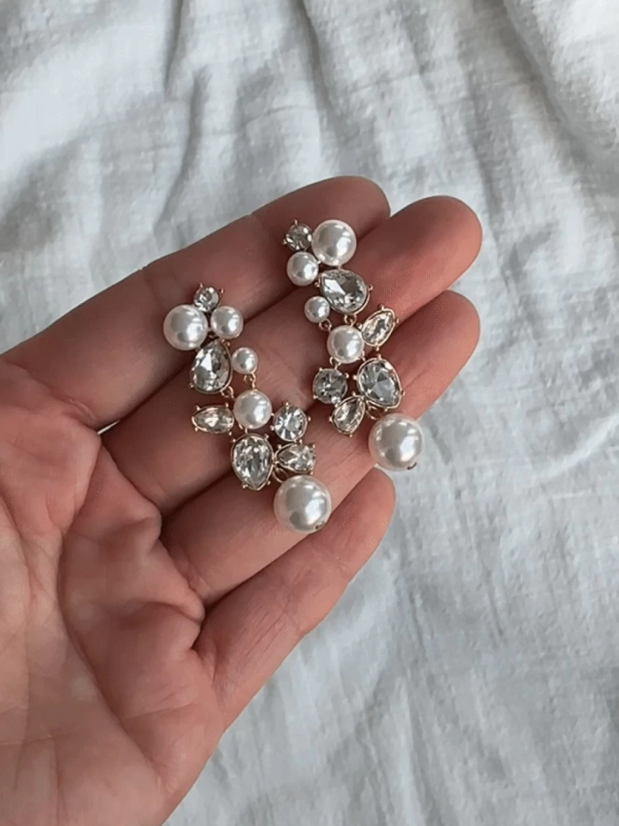 "Olive & Piper Serena Drops – Elegant Drop Earrings for Women"