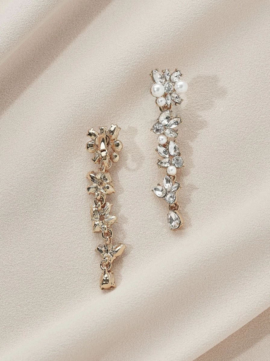 Olive & Piper Savannah Clip-On Drop Earrings – Elegant Gold Hoop Dangles