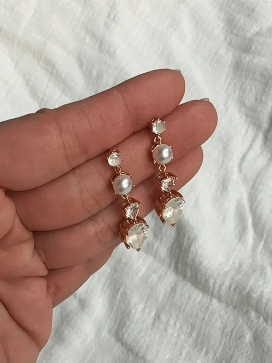 "Olive & Piper Augustine Drops – Elegant & Stylish Dangle Earrings"
