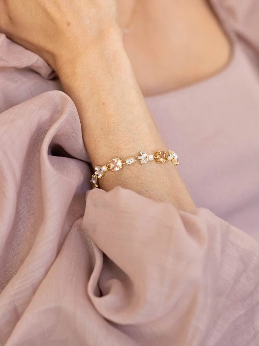Olive & Piper Bellagio Ox Gold Bracelet for Women - Elegant Luxury Cuff Bangle