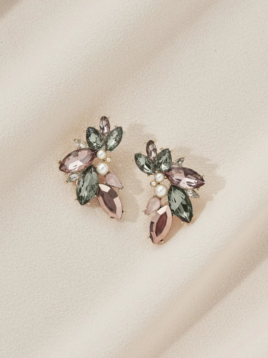 Olive & Piper Gold Rosewood Porter Stud Earrings