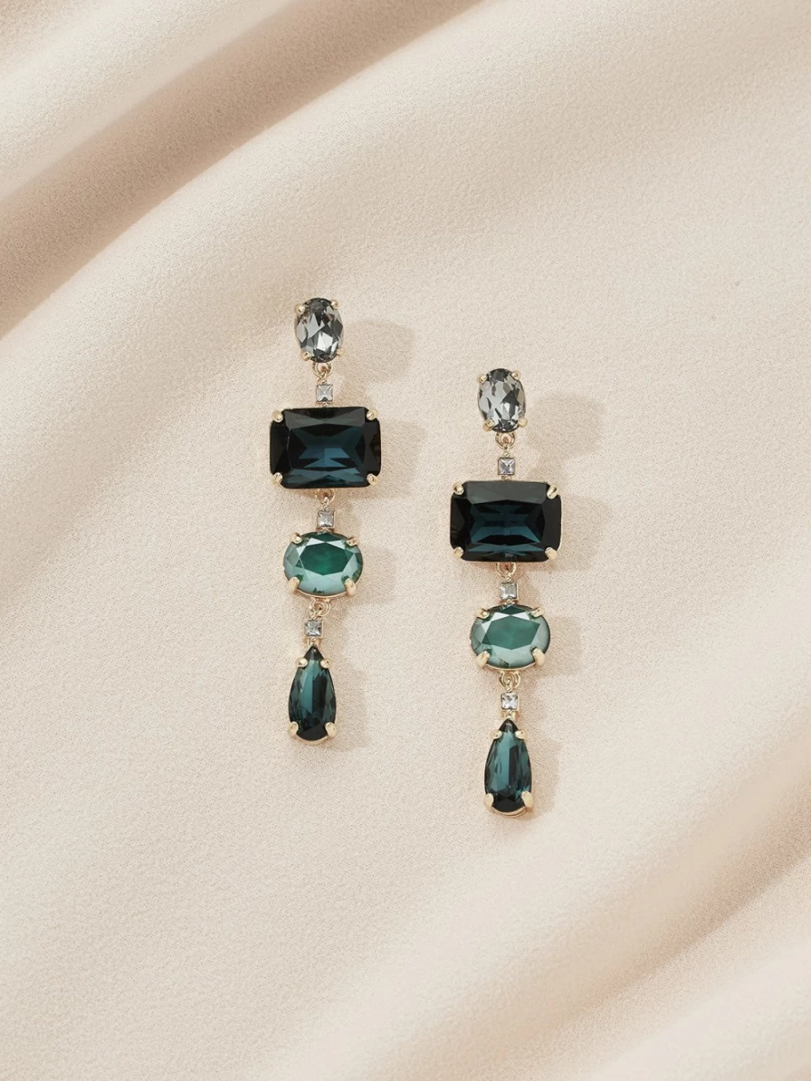 Olive & Piper Gold Hilton Drops - Juniper Inspired Elegant Hoop Earrings