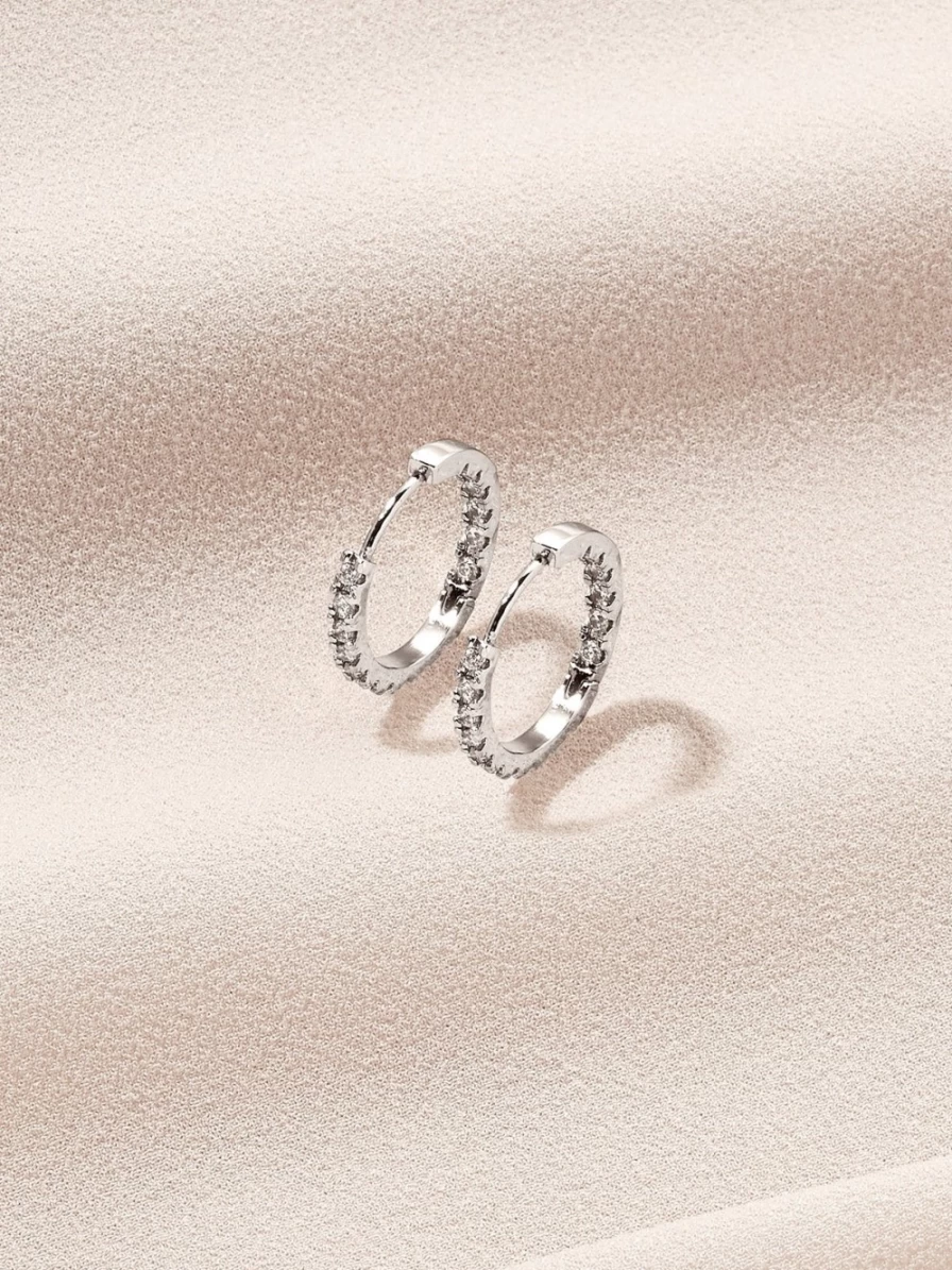 "Olive & Piper Mina Hoops - Elegant Gold Hoop Earrings for Women"