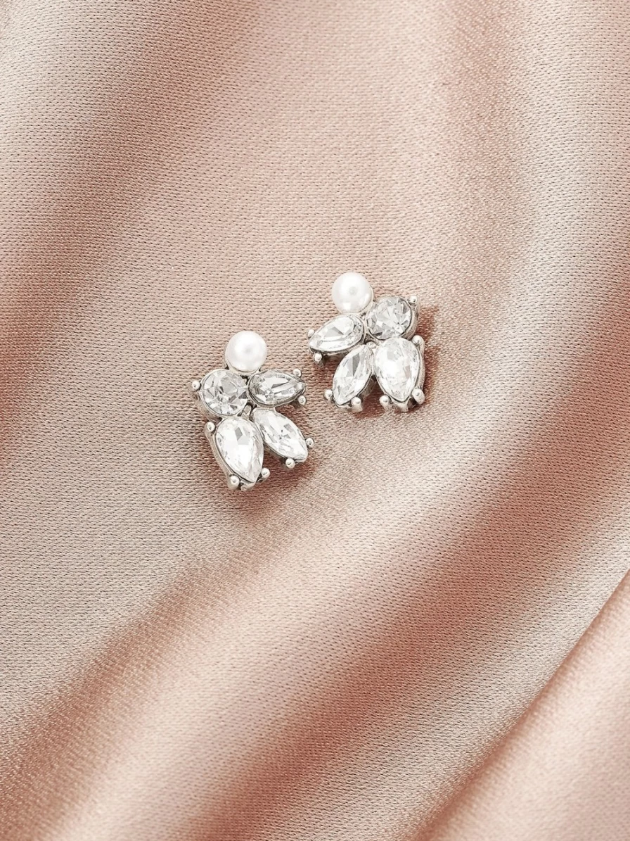 "Olive & Piper Ariel Studs - Elegant Gold Hoop Earrings for Women"