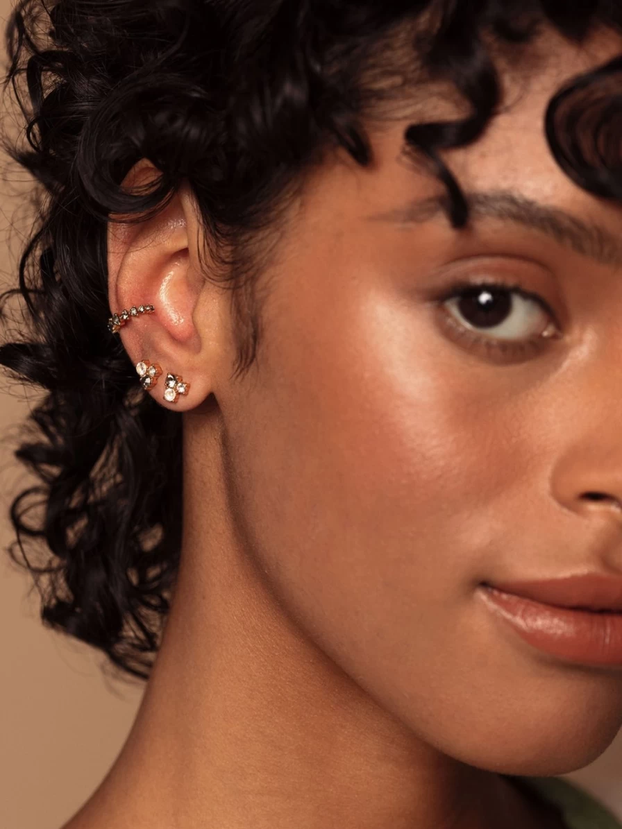 Olive & Piper Melanie Gold Ear Cuff - Elegant Cartilage Hoop Earring for Women