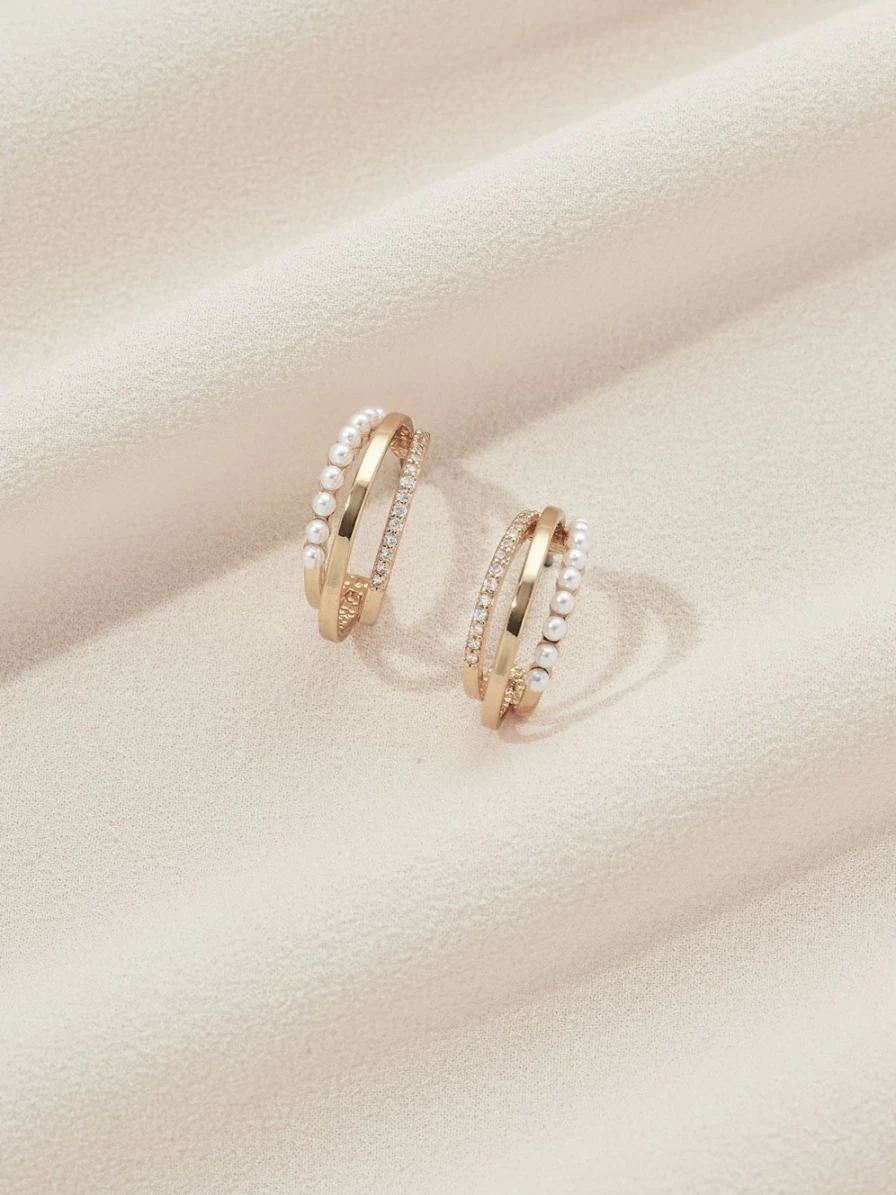 Olive & Piper Carina Hoops - Elegant Gold Hoop Earrings for Women