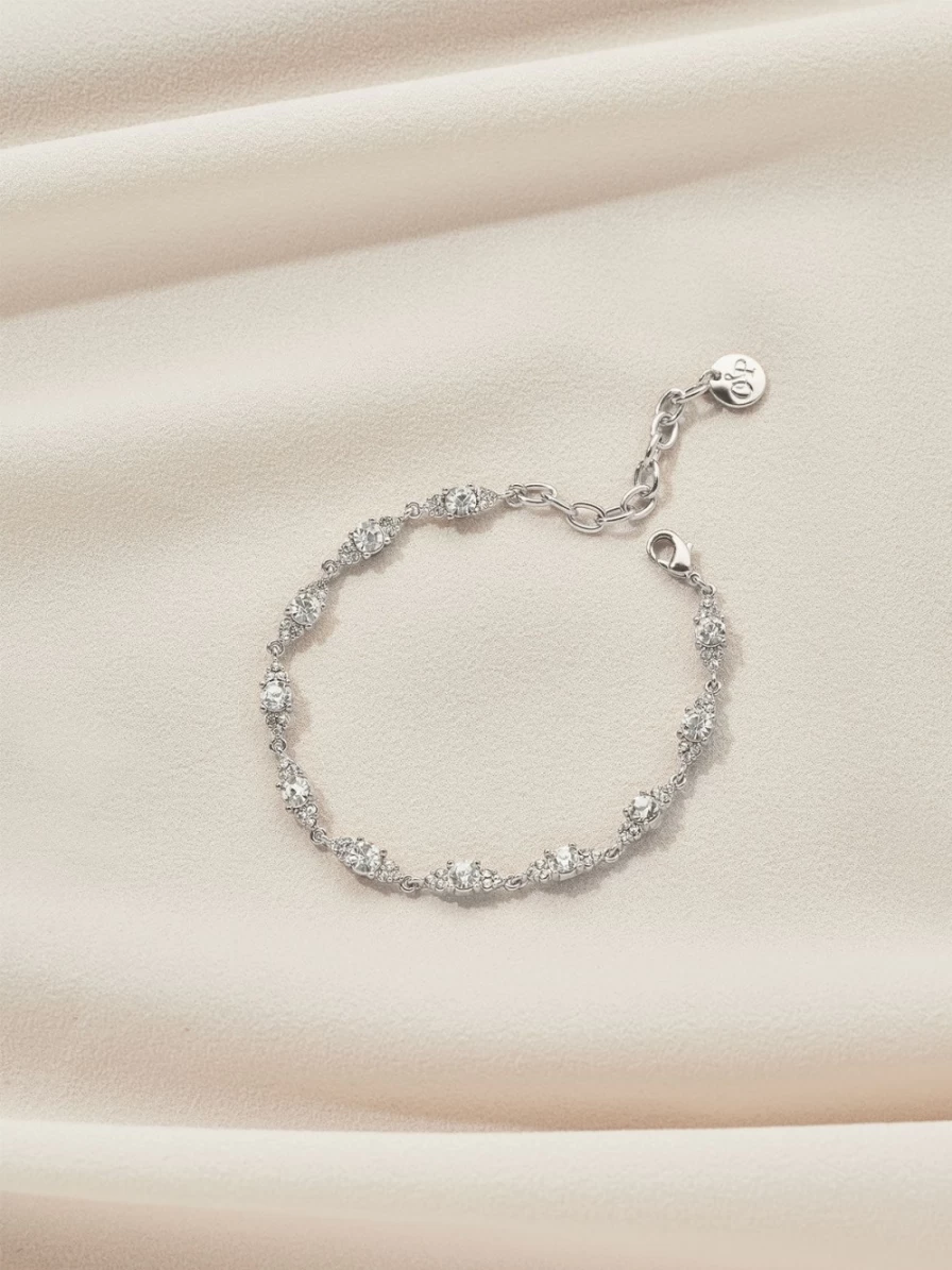 Olive & Piper Mini Chloe Bracelet - Elegant Gold-Tone Adjustable Chain Bracelet for Women