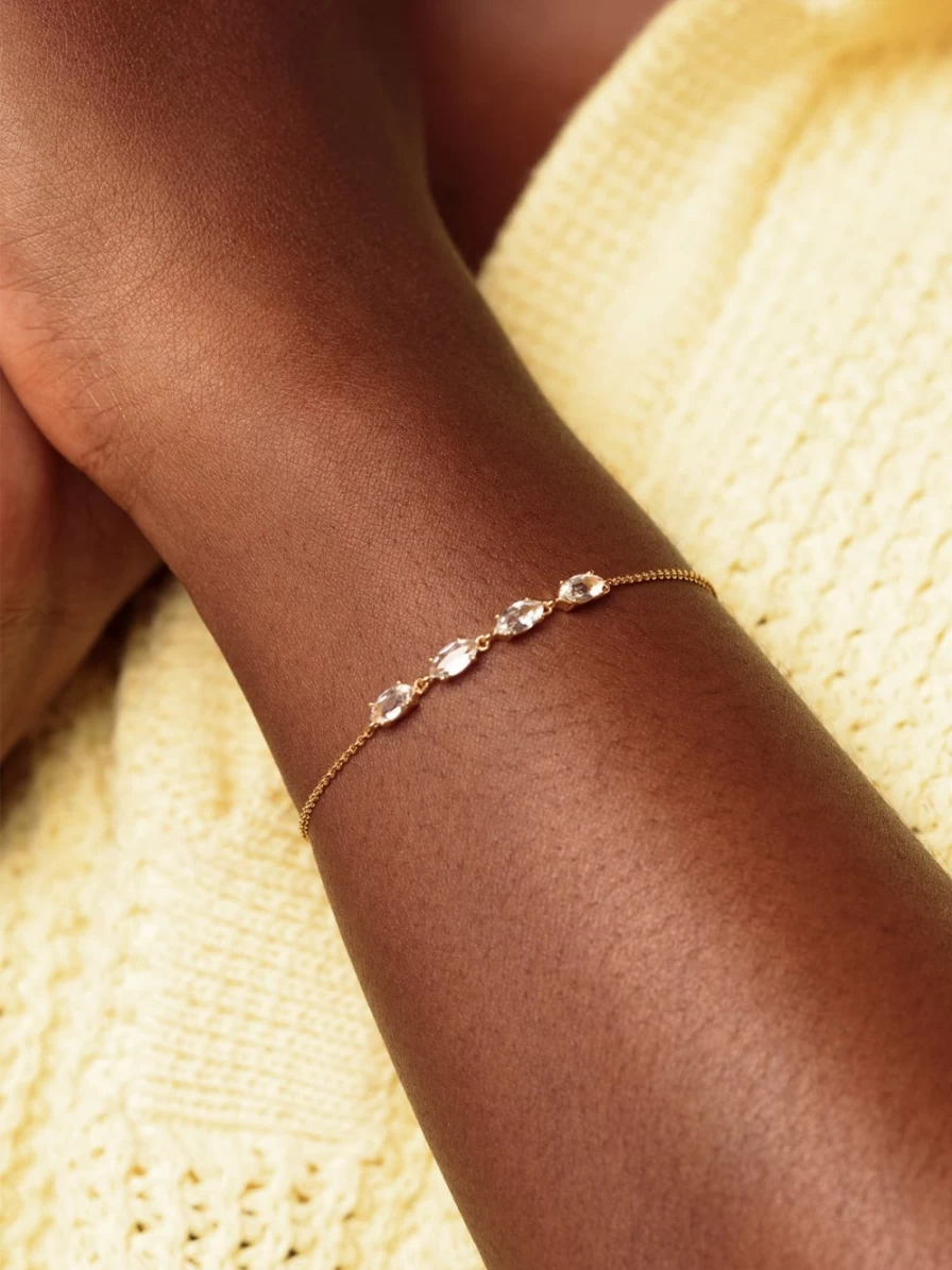 18K Gold Vermeil Lake Bracelet - Olive & Piper Demi-Fine Jewelry