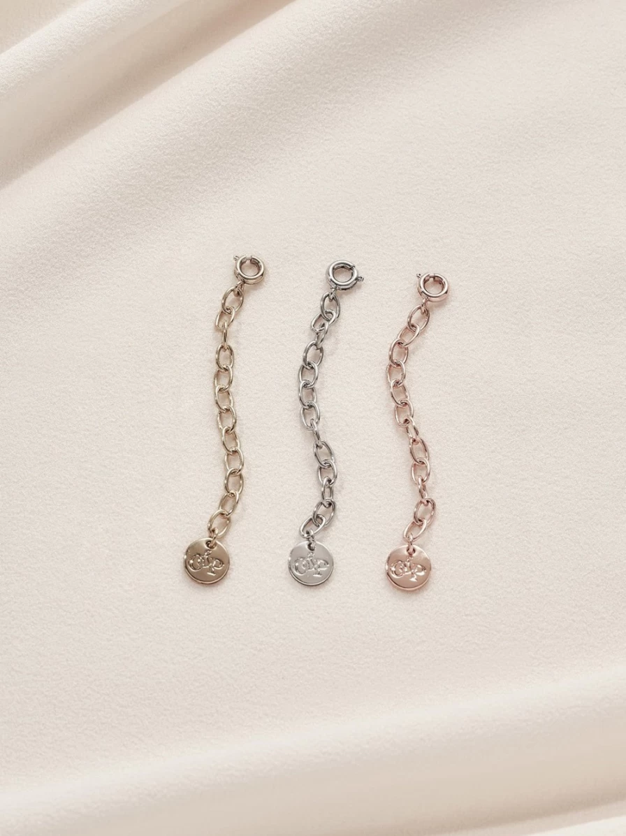 "Olive & Piper Gold Chain Extender - Adjustable Necklace Extender for Jewelry Customization"