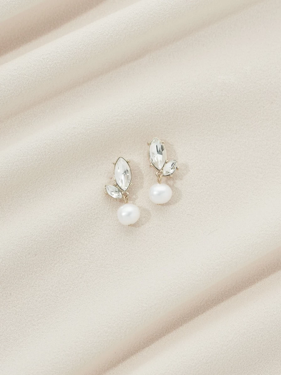 Olive & Piper Bryn Drops - Elegant Cubic Zirconia Earrings for Women