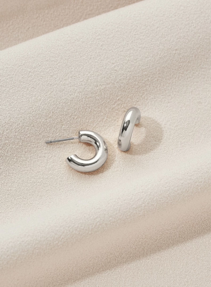 Olive & Piper Baby Icon Hoops - Elegant Gold Hoop Earrings for Women