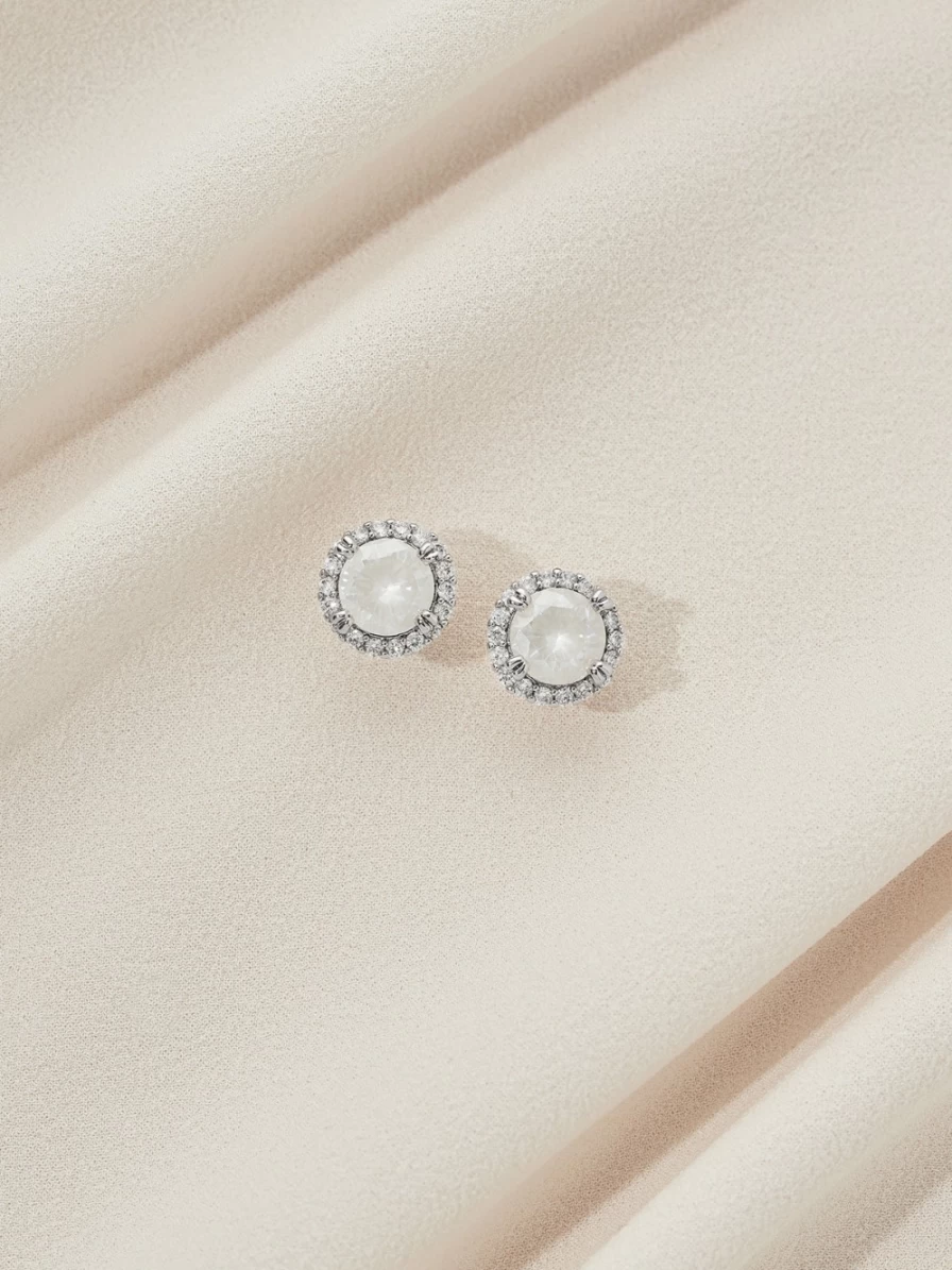 "Olive & Piper Winnie Stud Earrings – Elegant Gold-Tone Studs for Women"