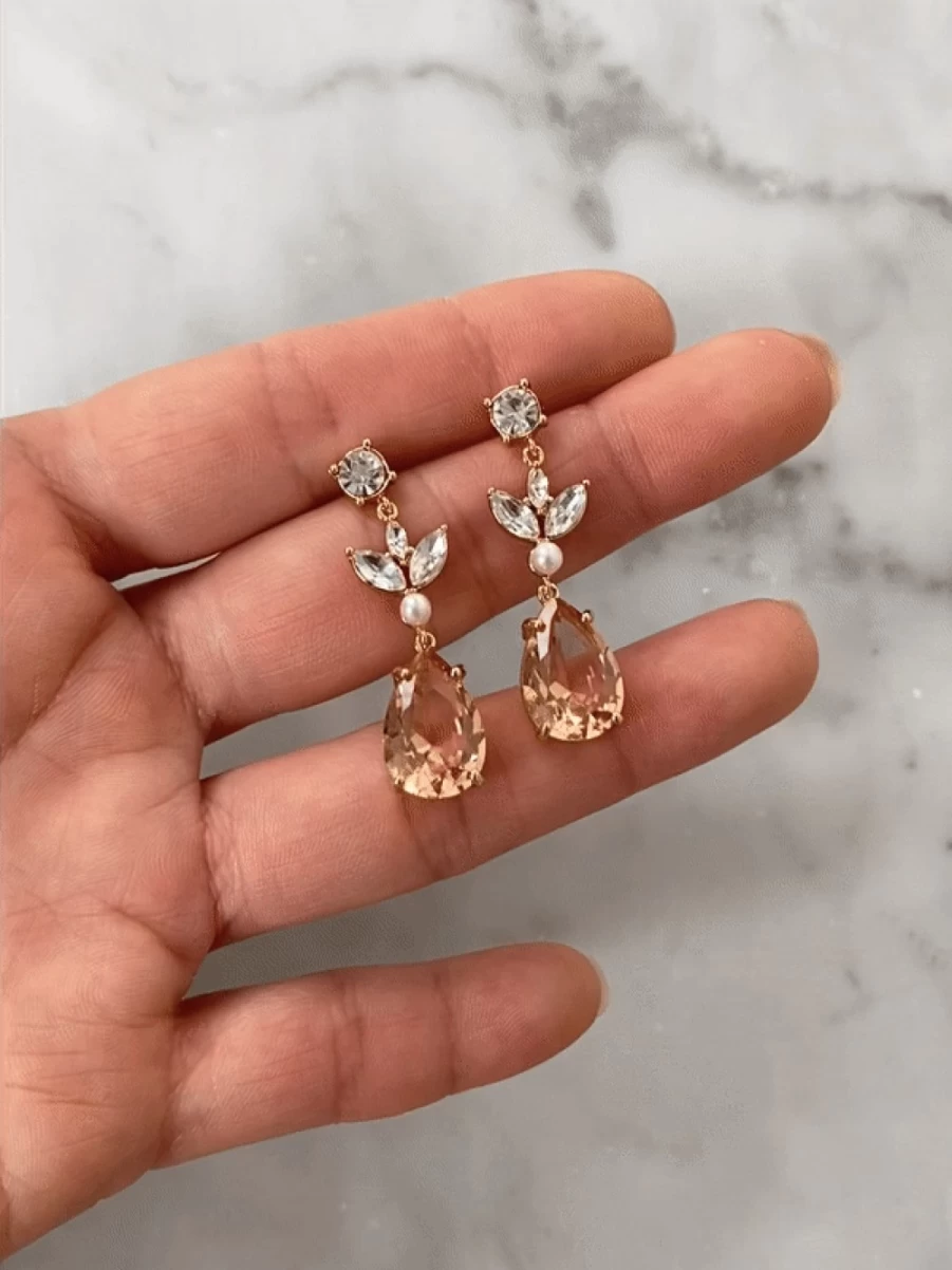"Olive & Piper Rosalind Drops – Elegant Dangle Earrings for Women"