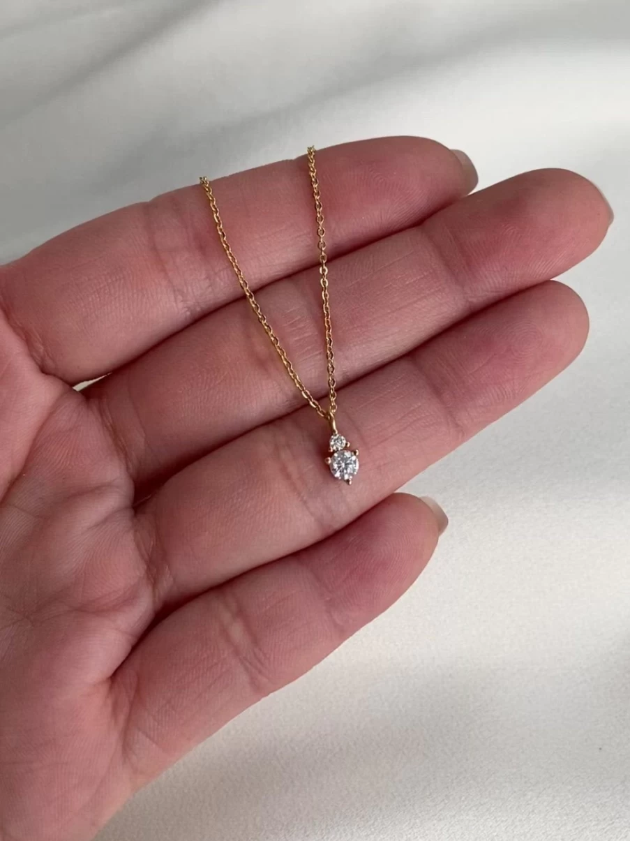 Olive & Piper Demi-Fine Jewelry Meja Pendant Necklace - Elegant & Dainty
