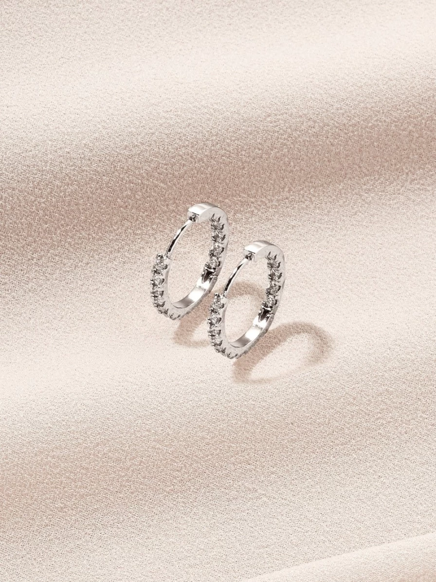 Olive & Piper Mina Hoops - Elegant Gold Hoop Earrings for Women, Minimalist Dainty Everyday Jewelry Gift