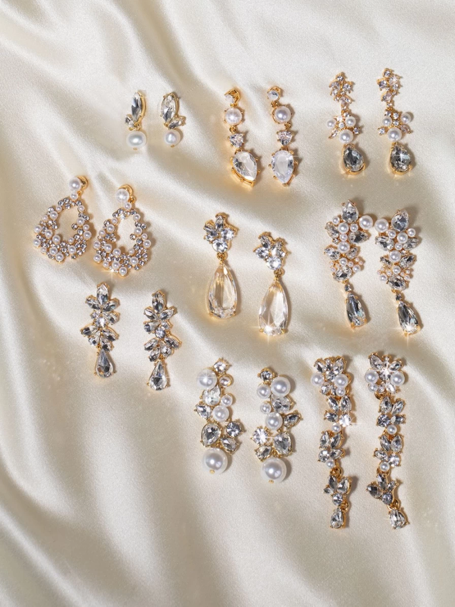 "Olive & Piper Signature Statement Jewelry Set - Elegant Necklace & Earrings"
